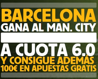 25€ de reembolso si apuestas en el Manchester City Barcelona-866