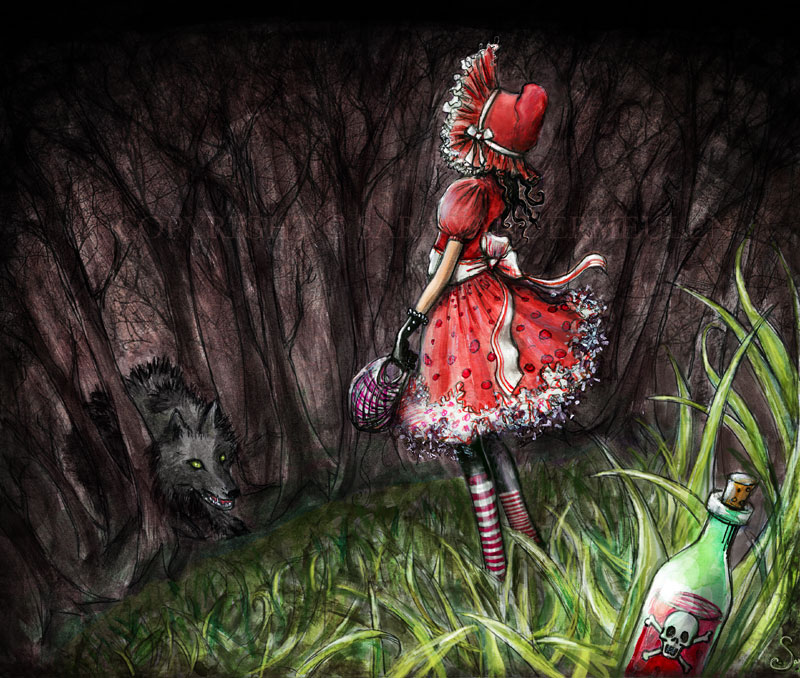 Acompaña a Red Riding Hood en su aventura por el bosque-513